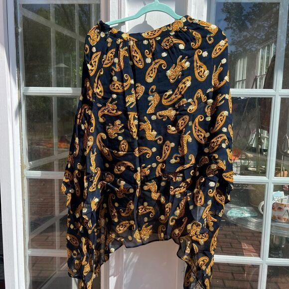 Anthropologie FARM Rio Asymmetrical Tiered Midi Skirt NWT - Picture 12 of 12